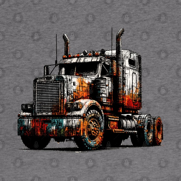 Truck Tractor by Vehicles-Art